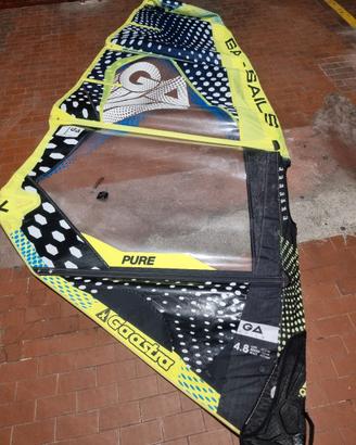 Vela windsurf gaastra 4.8 pure del 2018