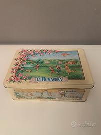 Scatola in latta Mulino Bianco vintage