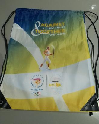 sacca fiamma olimpica Milano cortina 2026 nuova