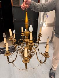 Lampadari in ottone anni 60 