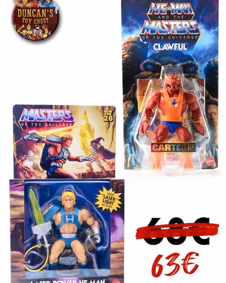 Laser Power He-Man - Clawful - Masters Of The Univ