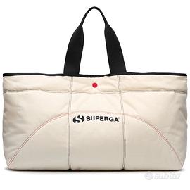 borsa superga tote bag white