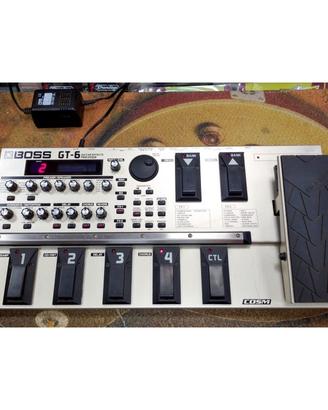 Pedaliera effetti chitarra boss gt-6 