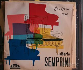 vinile d'epoca "San Remo 1956" di Alberto Semprini