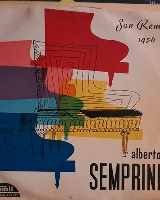 vinile d'epoca "San Remo 1956" di Alberto Semprini