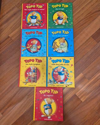n. 7 libri topo tip per bambini