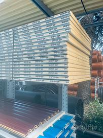 Pannelli , coibentati , sandwich lisci parete