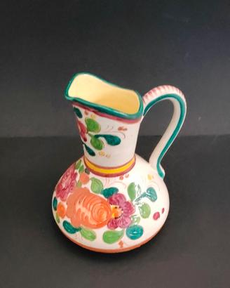 Brocca d'epoca ceramica Deruta 
