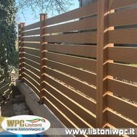 Listone recinto doga WPC giardino legno composito