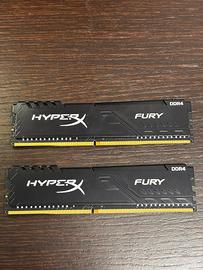 RAM HyperX Fury DDR4 (LEGGERE DESCRIZIONE)