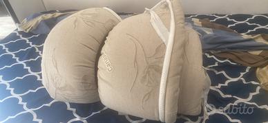 Top letto topper canapa naturale una piazza mezza