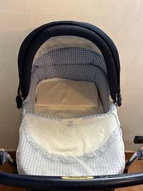 Culla Peg-Perego blu bianca