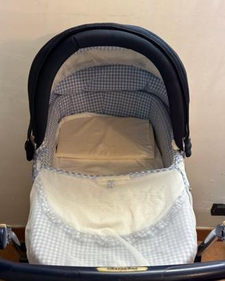 Culla Peg-Perego blu bianca