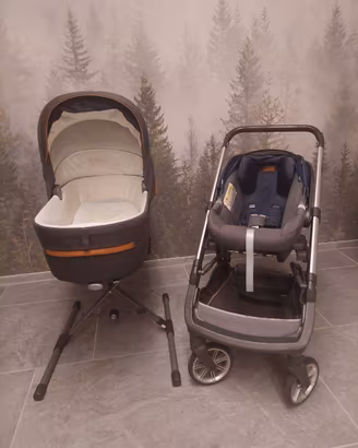 Duo inglesina aptica ovetto+culla+pedana