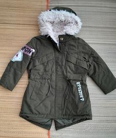 zara giubbotto parka bambina taglia 6 anni