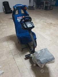 Postazione guida comp. Seat + volante Logitech G29