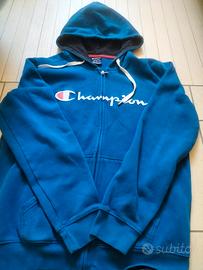 champion felpa uomo zip con capuccio  