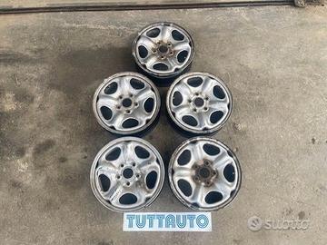 Cerchi ferro Land Rover Freelander 2001 15 pollici