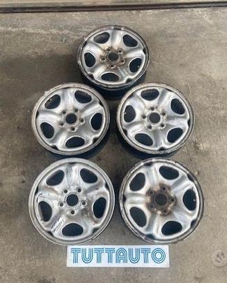 Cerchi ferro Land Rover Freelander 2001 15 pollici
