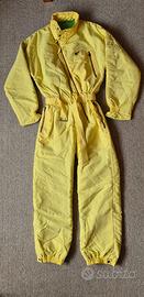 Tuta da sci vintage donna Brunik tg 42 con gilet