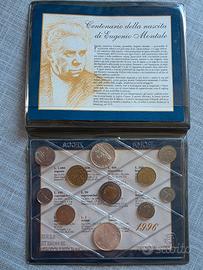 ITALIA Divisionale 1996 E. MONTALE 11 v. ARGENTO