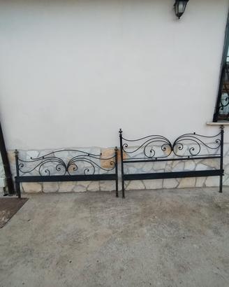 Letto in ferro battuto 