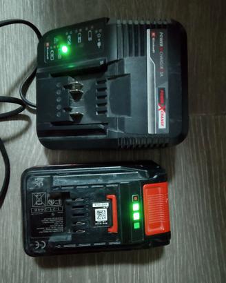Batteria e caricabatteria Einhell 