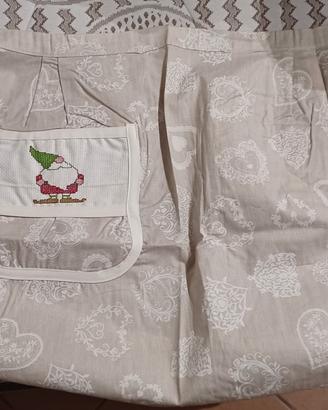 Grembiuli, strofinaccio, cesta porta pane da 6€