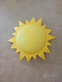 Lampadario sole a soffitto
