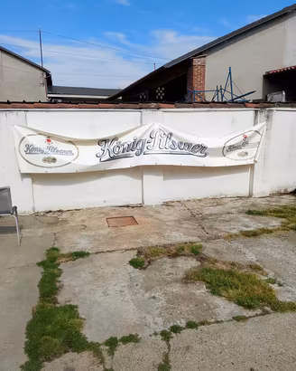STRISCIONE PUBBLICITARIO BIRRA KONIG PILSENER 