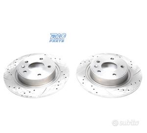 DISCHI FRENO FORATI E SCANALATI PER HONDA