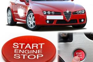 Tasto START STOP Rosso per Alfa Spider Pulsante