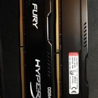 RAM 16GB (8GBx2) DDR4 HyperX FURY (Kingston)