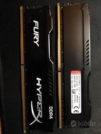 RAM 16GB (8GBx2) DDR4 HyperX FURY (Kingston)