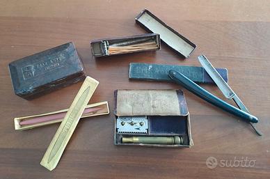 Kit rasatura vintage da collezione