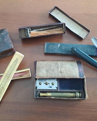 Kit rasatura vintage da collezione