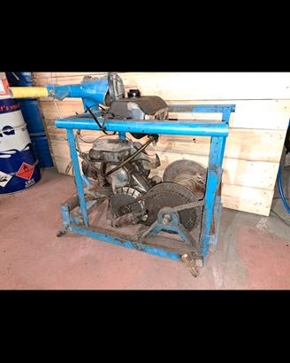 Argano con motore vespa