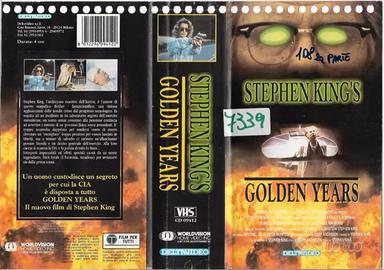 VHS STEPHEN KING GOLDEN YEARS
