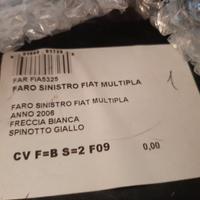 faro sinistro fiat multipla