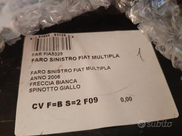 faro sinistro fiat multipla