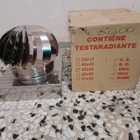 FUMAIUOLO GIREVOLE acciaio inox   42cm x  42 cm