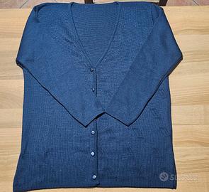 maglione blu donna