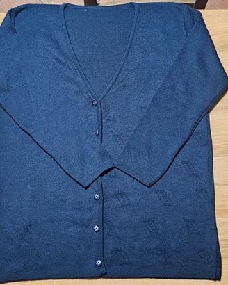 maglione blu donna