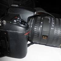 Fotocamera Nikon D7000+Obbiettivo Sigma EX