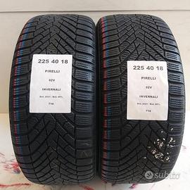 2 gomme 225 40 18 pirelli a716