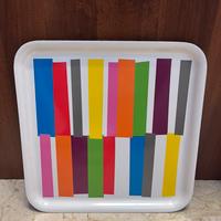 Vassoio da portata vintage in melanina