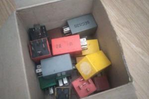 relè Fiat Cinquecento 500   in blocco set completo