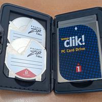 Raro Iomega Clik! PC Card Drive FUNZIONANTE
