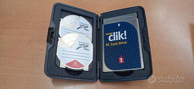 Raro Iomega Clik! PC Card Drive FUNZIONANTE