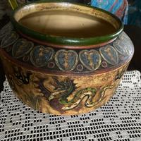 Antico vaso in terracotta italiana Montopoli